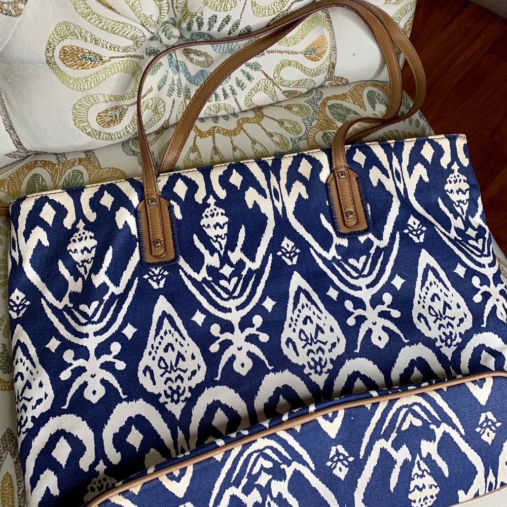 STELLA & DOT How Does She Do It TOTE SATCHEL Bag - Picture 3 of 4